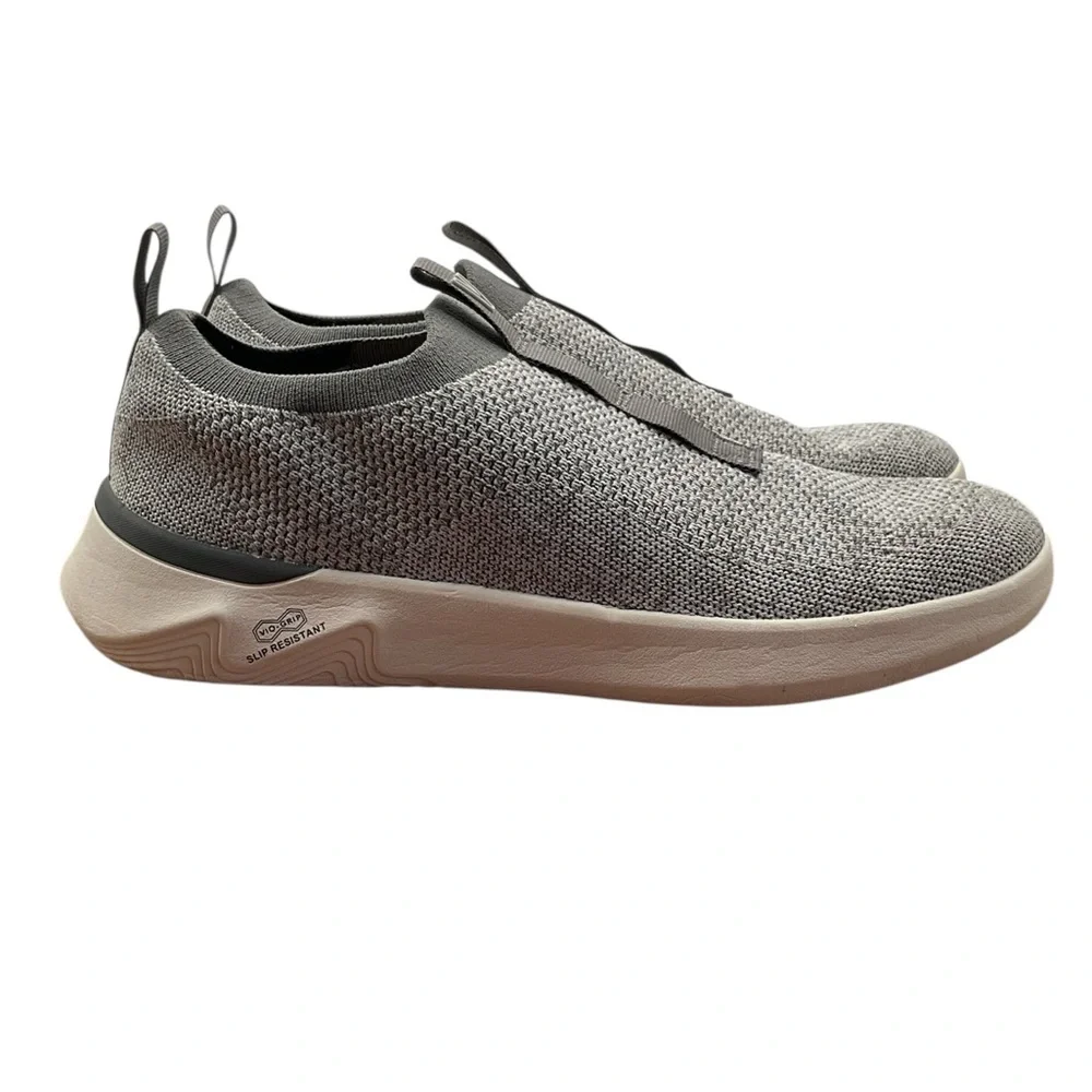 Vionic New Womens VioGrip Grey Washeable Knit Slip Resistant Shoes Size 7.5 - Picture 5 of 8